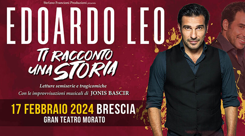 Gran Teatro Morato: anche Edoardo Leo in cartellone per il 2024