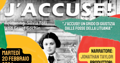 Al Nuovo Eden arriva "J'accuse! Un grido di giustizia dalle fosse della Lituania!" del regista Michael Kretzmer