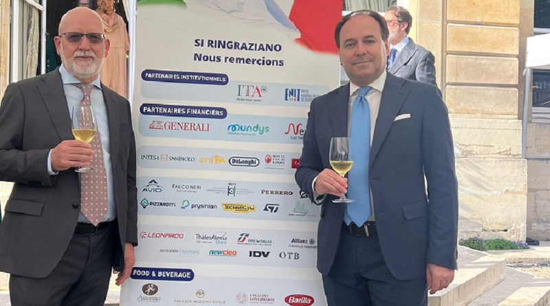 Tappa all'Ambasciata d'Italia a Parigi per Colli dei Longobardi Strada del Vino e dei Sapori