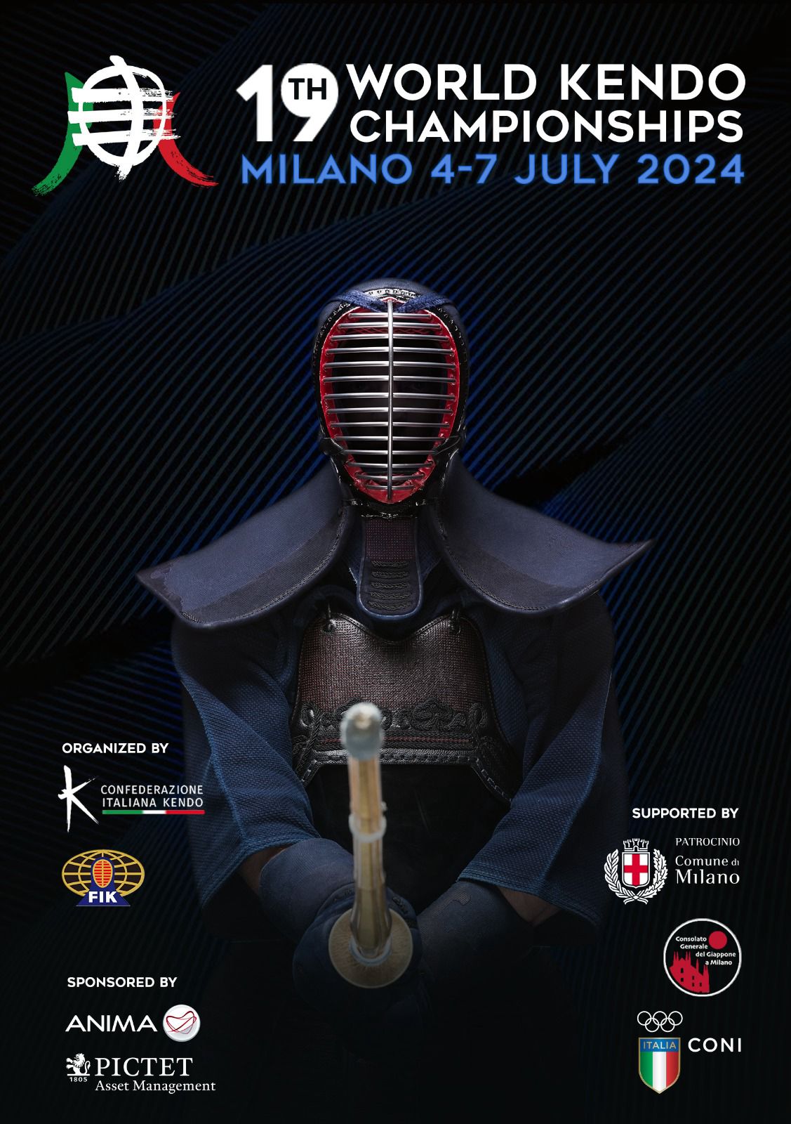 Si chiudono le iscrizioni, si aprono le porte al Campionato del Mondo di Kendo 2024 a Milano