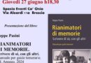 Giovedì 27 giugno la presentazione del libro “Rianimatori di memorie”