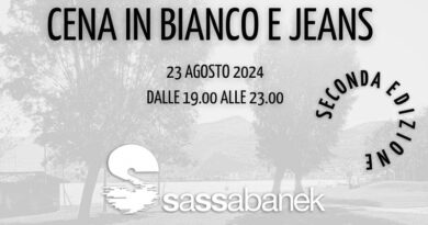 Sassabanek Iseo: ritorna la cena in bianco e jeans