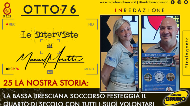 25 la nostra storia: la Bassa Bresciana Soccorso festeggia il quarto di secolo e i suoi volontari