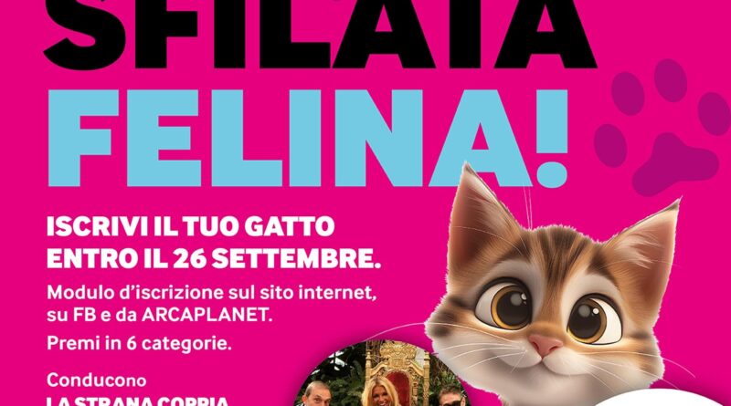 Alle Vele di Desenzano arriva la Sfilata Felina