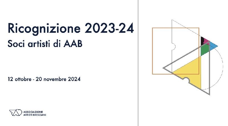 AAB, da sabato 12 ottobre la tradizionale mostra “Ricognizione” giunta alla 28esima edizione