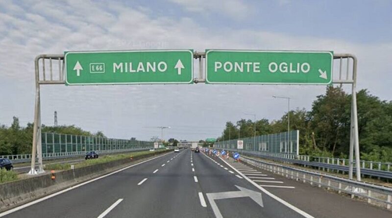 A4 Milano Brescia: da stasera lavori di manutenzione ponte sul fiume Oglio